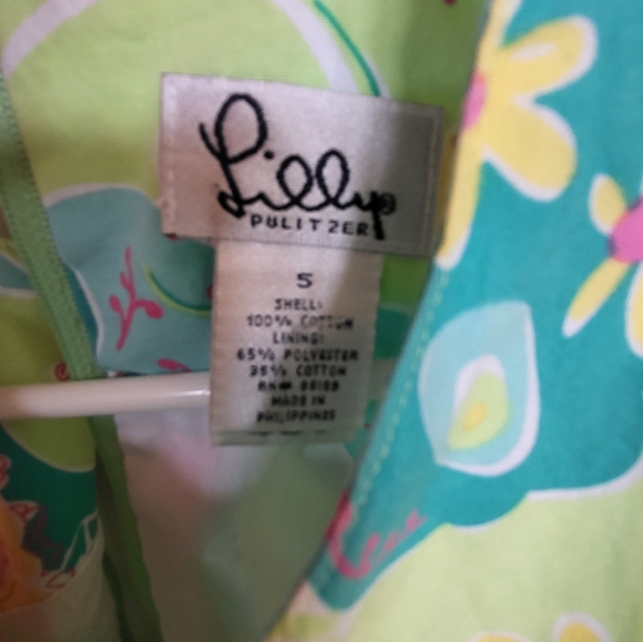 Vintage Lilly Pulitzer White Label Girls Shift Dress - Picture 3 of 3